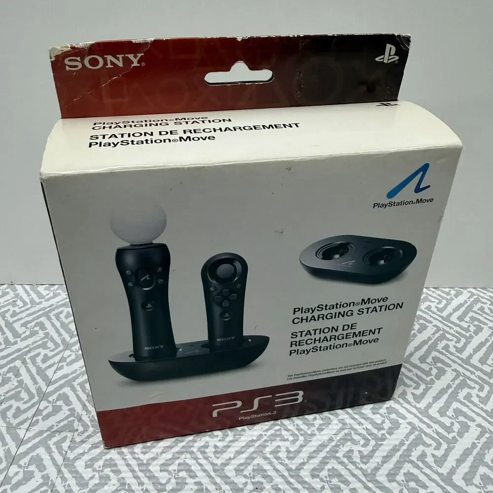 Official PlayStation PS Move Controller Charging Station Sony PS3 CECH-ZCC1U NIB